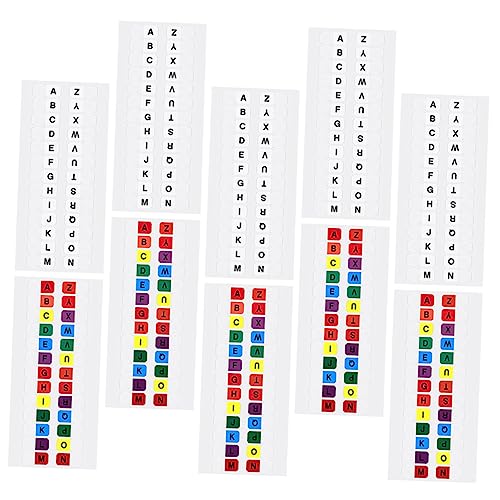 PLAFOPE 30 Blatt Teiliges Bunte und Weiße Wasserfeste Index Registerseiten Aufkleber Selbstklebende Alphabet Seitenmarker Praktische Haftnotizen zum Beschriften Klassifizieren und PLAFOPE 30 Blatt Teiliges Bunte und Weiße Wasserfeste Index Registerseiten Aufkleber Selbstklebende Alphabet Seitenmarker Praktische Haftnotizen zum Beschriften Klassifizieren und von PLAFOPE