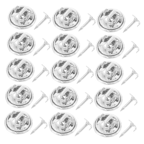 PLAFOPE 30 Sätze Metall Butterfly Clutch Pin Back Verschluss Broschenverschluss für Anstecknadeln DIY Basteln Schmuckzubehör Vielseitig Einsetzbar für Kragen Hüte Schals und Abzeichen PLAFOPE 30 Sätze Metall Butterfly Clutch Pin Back Verschluss Broschenverschluss für Anstecknadeln DIY Basteln Schmuckzubehör Vielseitig Einsetzbar für Kragen Hüte Schals und Abzeichen von PLAFOPE