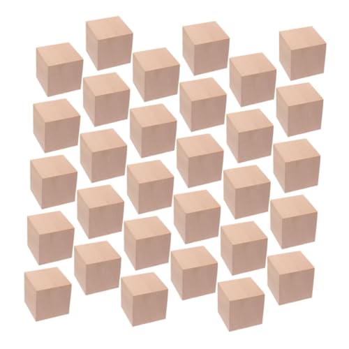 PLAFOPE 30 Stück Blanko Holzwürfel Quadratische Holzklötzchen zum Basteln und Malen Sichere Robuste DIY Holzblöcke für Kreativität Mathe Lernen und Puzzle Aktivitäten PLAFOPE 30 Stück Blanko Holzwürfel Quadratische Holzklötzchen zum Basteln und Malen Sichere Robuste DIY Holzblöcke für Kreativität Mathe Lernen und Puzzle Aktivitäten von PLAFOPE