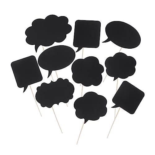 PLAFOPE 30 Stück DIY Lustige Selfie Tafel Sprechblasen Kreidetafel Schild Fotodekoration Für Hochzeit Schwarzes Papier PLAFOPE 30 Stück DIY Lustige Selfie Tafel Sprechblasen Kreidetafel Schild Fotodekoration Für Hochzeit Schwarzes Papier von PLAFOPE