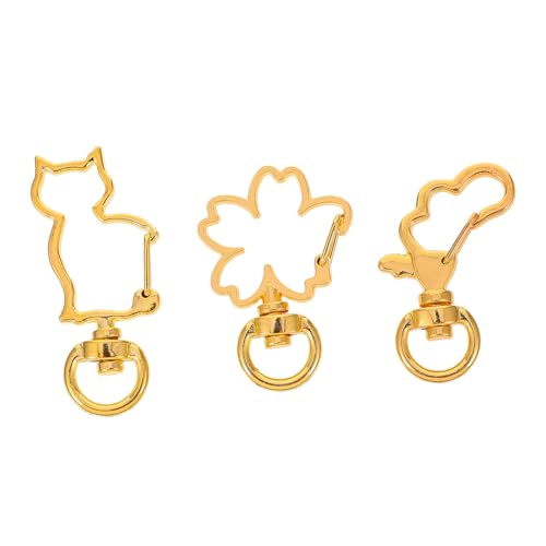 PLAFOPE 30 Stück Teiliges Metall Schlüsselanhänger mit Drehbarem Karabinerhaken und Schlüsselring Langlebige für Schmuckherstellung und DIY Dekorationen Goldfarben Gemischte Stile PLAFOPE 30 Stück Teiliges Metall Schlüsselanhänger mit Drehbarem Karabinerhaken und Schlüsselring Langlebige für Schmuckherstellung und DIY Dekorationen Goldfarben Gemischte Stile von PLAFOPE
