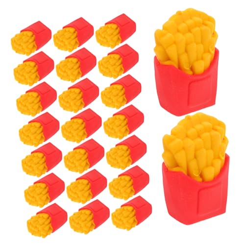 PLAFOPE 30 Stück Teiliges Niedliche Radiergummis French Fries Form Kreative Tpr Materialien Praktische Lernbelohnungen für Grundschüler Lustige Schulbedarf Zubehör für Jungen und Mädchen PLAFOPE 30 Stück Teiliges Niedliche Radiergummis French Fries Form Kreative Tpr Materialien Praktische Lernbelohnungen für Grundschüler Lustige Schulbedarf Zubehör für Jungen und Mädchen von PLAFOPE