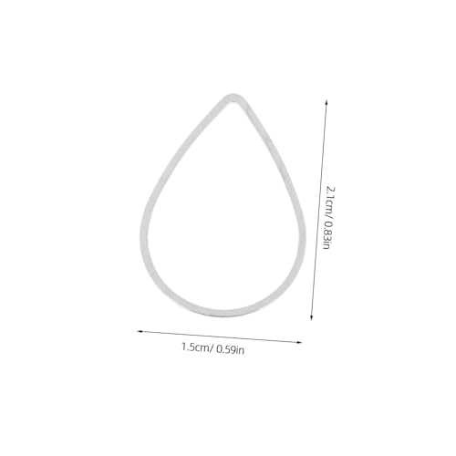 PLAFOPE 30 Stück Teiliges Wasserfall Tropfen Anhänger Kupfer Verbindungsringe für Schmuckherstellung DIY Zubehör Modische Langlebige Tropfenform Ohrring Charms für Armbänder und PLAFOPE 30 Stück Teiliges Wasserfall Tropfen Anhänger Kupfer Verbindungsringe für Schmuckherstellung DIY Zubehör Modische Langlebige Tropfenform Ohrring Charms für Armbänder und von PLAFOPE