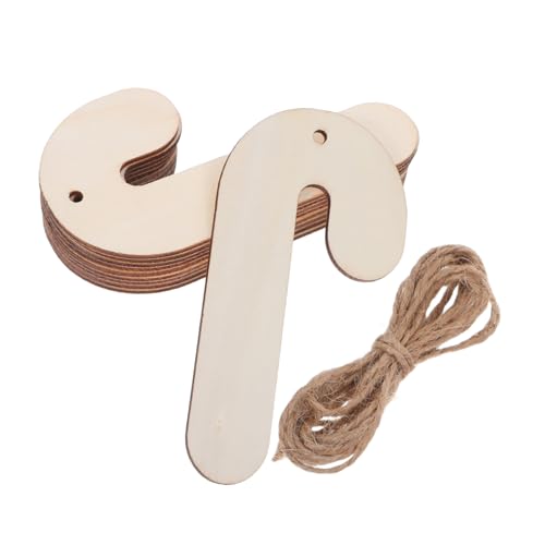 PLAFOPE 30 Stück Teiliges Weihnachts Candy Cane Holzanhänger Unbehandelte Bemalbare Holzscheiben mit Glatter Oberfläche Leicht Hängbar für DIY mit Familie und Festliche Xmas Deko PLAFOPE 30 Stück Teiliges Weihnachts Candy Cane Holzanhänger Unbehandelte Bemalbare Holzscheiben mit Glatter Oberfläche Leicht Hängbar für DIY mit Familie und Festliche Xmas Deko von PLAFOPE