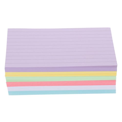 PLAFOPE 300 Blatt Farbige Karteikarten Papier Din Farben Linierte Memo notizkarten für Schule Büro Zuhause Lernkarten To do listen und Organisationshilfen PLAFOPE 300 Blatt Farbige Karteikarten Papier Din Farben Linierte Memo notizkarten für Schule Büro Zuhause Lernkarten To do listen und Organisationshilfen von PLAFOPE