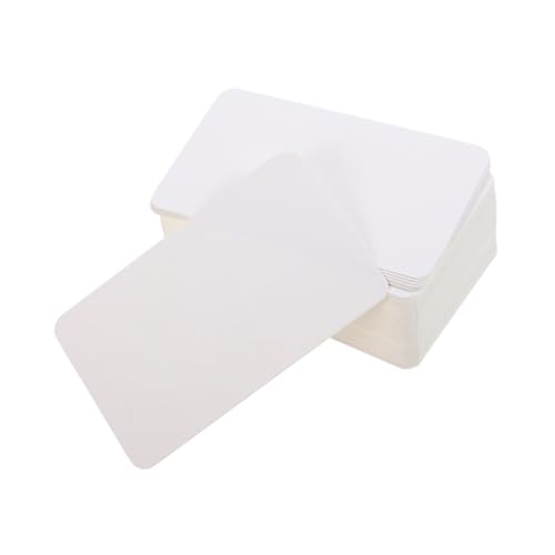 PLAFOPE 300 Stück Blanko Papierkarten Weiß Kleine Karteikarten zum Beschreiben und Basteln DIY Memory Karten für Notizen Planungen und Kreative Bastelideen von PLAFOPE