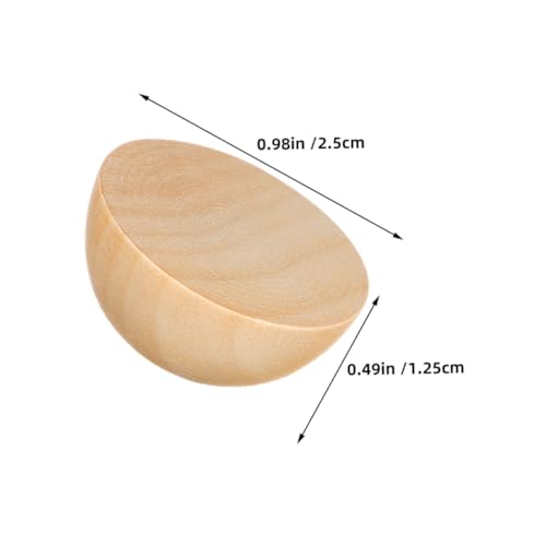 PLAFOPE 300 Stück Holzperlen Halbholz Kugeln Unbehandelte Split Kugeln für DIY Bastelprojekte Dekoration Erwachsene Kunsthandwerk PLAFOPE 300 Stück Holzperlen Halbholz Kugeln Unbehandelte Split Kugeln für DIY Bastelprojekte Dekoration Erwachsene Kunsthandwerk von PLAFOPE