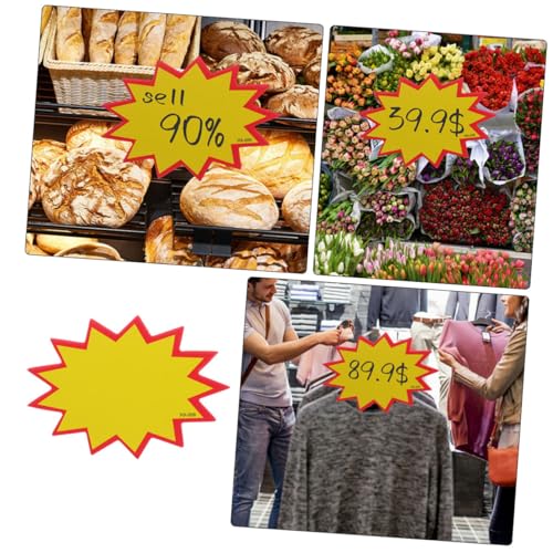 PLAFOPE 300 Stück Preisetiketten Papier Wiederbeschreibbar Praktische Preisschilder für Supermarkt Obst Gemüse Fleisch Frischwaren Verkaufsdisplay Etiketten zum Beschriften von PLAFOPE