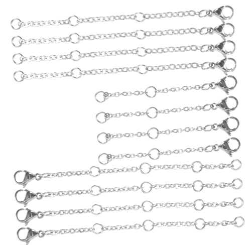 PLAFOPE 30Stücke Halskettenerweiterung Teilig Schmuckstrecker mit Karabiner für DIY Schmuckprojekte für Halsketten und Armbänder Robust PLAFOPE 30Stücke Halskettenerweiterung Teilig Schmuckstrecker mit Karabiner für DIY Schmuckprojekte für Halsketten und Armbänder Robust von PLAFOPE