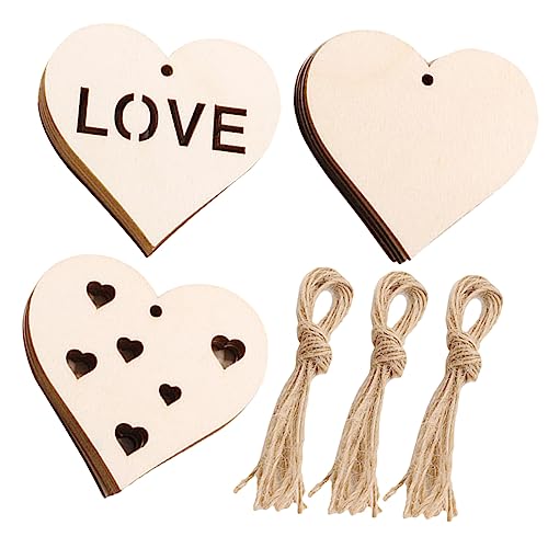 PLAFOPE 30Stücke Kleine Holzherzen zum Basteln Unvollendete Holzscheiben für DIY Handwerksprojekte für Hochzeiten und Natürliche Dekorationen PLAFOPE 30Stücke Kleine Holzherzen zum Basteln Unvollendete Holzscheiben für DIY Handwerksprojekte für Hochzeiten und Natürliche Dekorationen von PLAFOPE