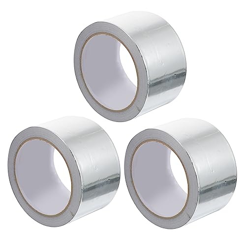 PLAFOPE 3Stücke Aluminiumfolie Klebeband Wasserdichtes Dichtungsband für Rohrreparatur Trocknerlüftung Vielseitig Einsetzbar Langlebig Abriebfest PLAFOPE 3Stücke Aluminiumfolie Klebeband Wasserdichtes Dichtungsband für Rohrreparatur Trocknerlüftung Vielseitig Einsetzbar Langlebig Abriebfest von PLAFOPE