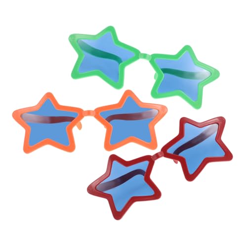 PLAFOPE 3pcs Sterngeformte Brille Hawaii Party Sonnenbrillen Geburtstag Star Kinderstar Stern Eyewear Neuheit Party Pool Party Star Brille PLAFOPE 3pcs Sterngeformte Brille Hawaii Party Sonnenbrillen Geburtstag Star Kinderstar Stern Eyewear Neuheit Party Pool Party Star Brille von PLAFOPE