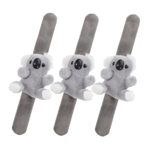 PLAFOPE 3pcs Stoffed Animal Hugger Animal Slap Armbänder Gefülltes Plüschspielzeug Für Kids Themed Party Bevorzugt Klassenzimmer Belohnungen von PLAFOPE
