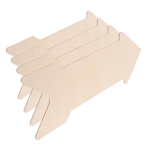 PLAFOPE 4 Stück Teiliges Holzpfeil Dekoschild Glatte Oberfläche Dicke Stabile DIY Holzpfeile Bastelplatten für Holzdeko Malen Gravieren Handwerk PLAFOPE 4 Stück Teiliges Holzpfeil Dekoschild Glatte Oberfläche Dicke Stabile DIY Holzpfeile Bastelplatten für Holzdeko Malen Gravieren Handwerk von PLAFOPE