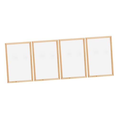 PLAFOPE 4 Stück Teiliges Kleines Tragbares Tisch-whiteboard Wiederverwendbares Einseitiges Schreib Zeichenbrett für Schüler und Home Office Leicht Abwischbar Kreative Memo-tafel PLAFOPE 4 Stück Teiliges Kleines Tragbares Tisch-whiteboard Wiederverwendbares Einseitiges Schreib Zeichenbrett für Schüler und Home Office Leicht Abwischbar Kreative Memo-tafel von PLAFOPE