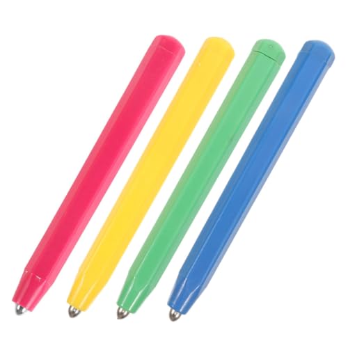 PLAFOPE 4 Stück Teiliges Magnetische Zeichnungsstifte mit Stahlkugelspitze Präzise und Glatte Schreibfunktion Ersatzstifte für Magnetische Zeichenbretter für Kreative Lernaktivitäten von PLAFOPE