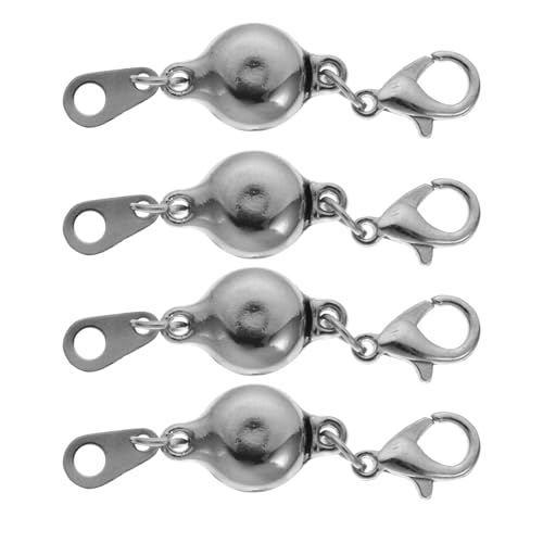 PLAFOPE 4 Stück Teiliges Schmuckverschluss Langlebiger Legierung Glänzend und Vielseitig für Halsketten Armbänder DIY Schmuckherstellung und Reparatur Silberfarbene Kettenverlängerung PLAFOPE 4 Stück Teiliges Schmuckverschluss Langlebiger Legierung Glänzend und Vielseitig für Halsketten Armbänder DIY Schmuckherstellung und Reparatur Silberfarbene Kettenverlängerung von PLAFOPE