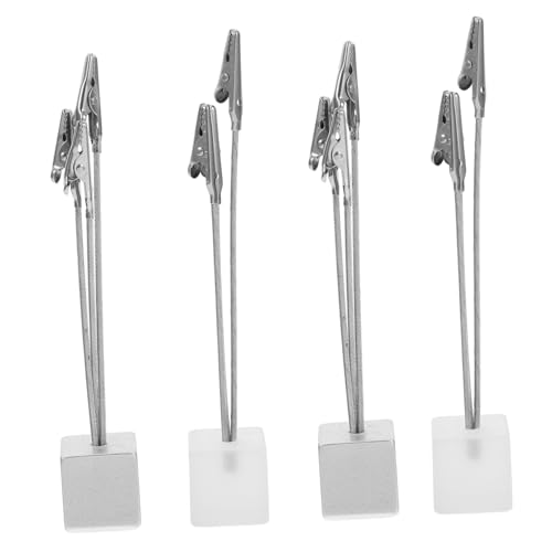 PLAFOPE 4 Stück Tischkartenhalter mit Stabilem Resin würfel Silberfarbene Mehrfach clip äste Starker Krokodilklemme für Fotos Notizen Memo Vielseitig für Hochzeit Party Büro und Zuhause PLAFOPE 4 Stück Tischkartenhalter mit Stabilem Resin würfel Silberfarbene Mehrfach clip äste Starker Krokodilklemme für Fotos Notizen Memo Vielseitig für Hochzeit Party Büro und Zuhause von PLAFOPE