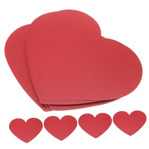 PLAFOPE 40 Stück Herzförmige Karten Leere Valentinstagskarten für Kreative DIY Projekte für Hochzeiten und Festlichkeiten Geschenkkarten und Bastelideen von PLAFOPE