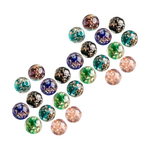 PLAFOPE 40 Stück Leuchtende Runde Glasperlen Bunte Spacer Perlen für DIY Schmuckherstellung Armbänder Halsketten Bastelperlen PLAFOPE 40 Stück Leuchtende Runde Glasperlen Bunte Spacer Perlen für DIY Schmuckherstellung Armbänder Halsketten Bastelperlen von PLAFOPE
