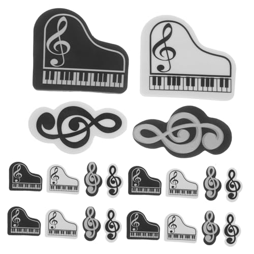 PLAFOPE 40 Stück Mini Radiergummis für Musiknoten Klavierform Verschleißfest Sauberes Radieren Tragbar Kreative Schulutensilien für Kindergarten und Grundschule PLAFOPE 40 Stück Mini Radiergummis für Musiknoten Klavierform Verschleißfest Sauberes Radieren Tragbar Kreative Schulutensilien für Kindergarten und Grundschule von PLAFOPE