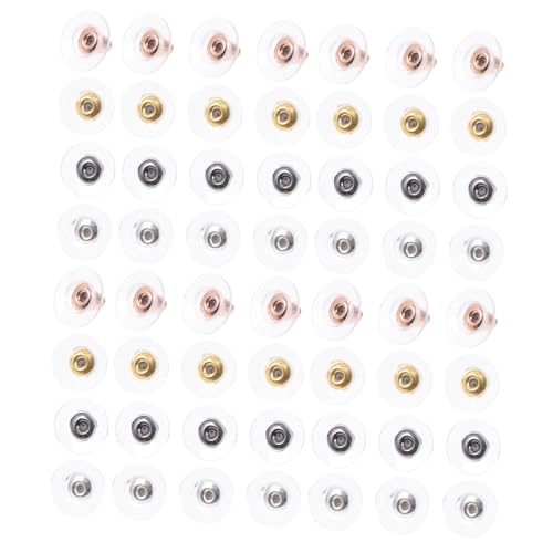 PLAFOPE 400 Stück Ohrring stopper Metall Ohrstecker Verschlüsse DIY Schmuckzubehör Langlebig Leicht Farbig für Kreative Ohrringherstellung Rosa Gold Gold Silber PLAFOPE 400 Stück Ohrring stopper Metall Ohrstecker Verschlüsse DIY Schmuckzubehör Langlebig Leicht Farbig für Kreative Ohrringherstellung Rosa Gold Gold Silber von PLAFOPE