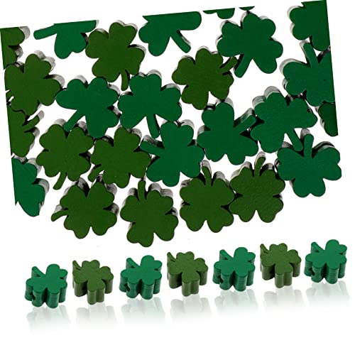 PLAFOPE 40Stücke DIY Holzperlen Shamrock Kleeblätter Lose Perlen für Bastelprojekte Zubehör für Schmuckherstellung und Handarbeiten PLAFOPE 40Stücke DIY Holzperlen Shamrock Kleeblätter Lose Perlen für Bastelprojekte Zubehör für Schmuckherstellung und Handarbeiten von PLAFOPE
