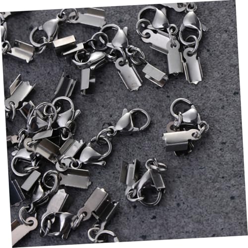 PLAFOPE 48 Stück Teiliges Edelstahl lobster verschluss Karabinerverschlüssen Sichere Schmuckklammern für Halsketten und Armbänder Einfache Handhabung Langlebig und Rostfrei für PLAFOPE 48 Stück Teiliges Edelstahl lobster verschluss Karabinerverschlüssen Sichere Schmuckklammern für Halsketten und Armbänder Einfache Handhabung Langlebig und Rostfrei für von PLAFOPE