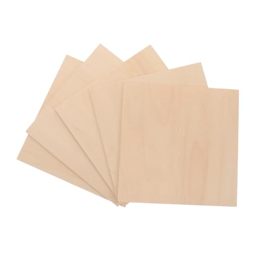 PLAFOPE 5 Stück Dünne Sperrholzplatten Unbehandelte Holzplatten für DIY Bastelarbeiten Leicht zu Schneiden und Gravieren für Architekturmodelle Pyrographie Handgefertigte Holzprojekte PLAFOPE 5 Stück Dünne Sperrholzplatten Unbehandelte Holzplatten für DIY Bastelarbeiten Leicht zu Schneiden und Gravieren für Architekturmodelle Pyrographie Handgefertigte Holzprojekte von PLAFOPE