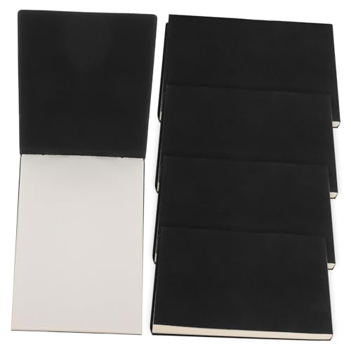 PLAFOPE 5 Stück Kleine Blanko Notizblöcke mit Dickem Papier Glattes Tragbare Mini Memo Pads für Schreiben Skizzieren und Notizen für Büro und Schule von PLAFOPE