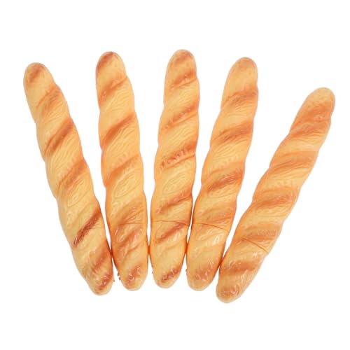 PLAFOPE 5 Stück Simulierter Brotballpoint -Stift Neuheit Brotform Stift Black Tinte Novelty Bread Pen schwarzer Tintenbrotstift mit Lebensmittel geformte Kugelschreiber von PLAFOPE