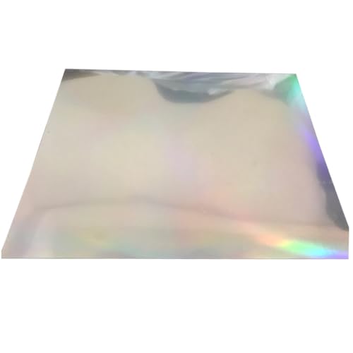 PLAFOPE 5 Stück Teiliges Bunte Holografische Heat Transfer Vinylfolie zum Aufbügeln für Textilien DIY Kleidung T Shirts Sporttaschen Applikation Aufbügeln Bügelschrift Textilfolie PLAFOPE 5 Stück Teiliges Bunte Holografische Heat Transfer Vinylfolie zum Aufbügeln für Textilien DIY Kleidung T Shirts Sporttaschen Applikation Aufbügeln Bügelschrift Textilfolie von PLAFOPE