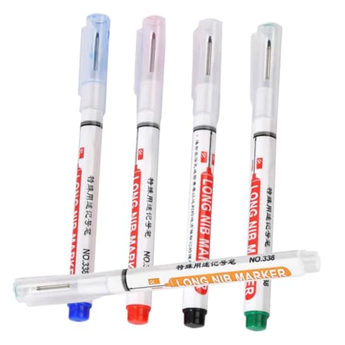 PLAFOPE 5 Stück Teiliges Permanentmarker Langem Stift Wasserfest und Schnell Trocknend für Tieflochmarkierung Metall Holz Glas und Gummi Geeignet für Tischler Handwerk und Industrie PLAFOPE 5 Stück Teiliges Permanentmarker Langem Stift Wasserfest und Schnell Trocknend für Tieflochmarkierung Metall Holz Glas und Gummi Geeignet für Tischler Handwerk und Industrie von PLAFOPE