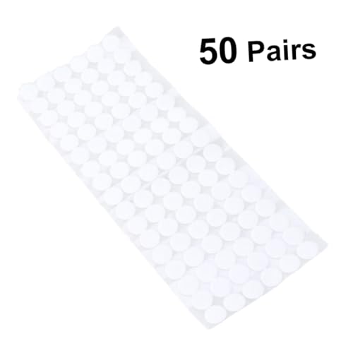 PLAFOPE 50 Paare Runde Selbstklebende Klettpunkte mit Wasserfestem Doppelseitigem Klettband Starke Haftung Strapazierfähiges Polyester Nylon Geeignet für Handwerk Büro und Zuhause PLAFOPE 50 Paare Runde Selbstklebende Klettpunkte mit Wasserfestem Doppelseitigem Klettband Starke Haftung Strapazierfähiges Polyester Nylon Geeignet für Handwerk Büro und Zuhause von PLAFOPE