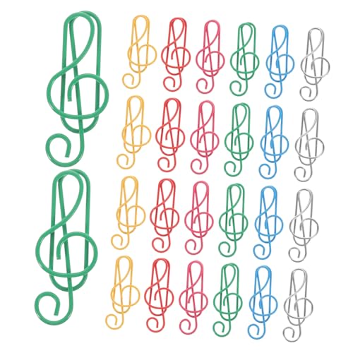 PLAFOPE 50 Stück Bunte Musiknoten Büroklammern Cartoon Paper Clamp Kreative Dokumentenklammern für Büro Schule Bastelbedarf Stabil und Dekorativ PLAFOPE 50 Stück Bunte Musiknoten Büroklammern Cartoon Paper Clamp Kreative Dokumentenklammern für Büro Schule Bastelbedarf Stabil und Dekorativ von PLAFOPE
