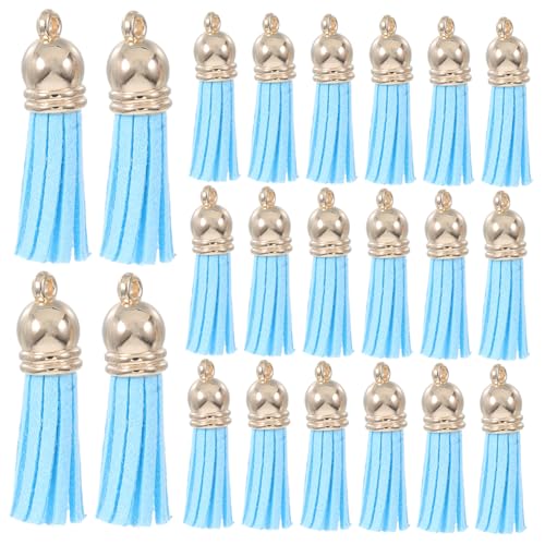 PLAFOPE 50 Stück Bunte Quasten Anhänger mit Schlaufe aus Pu-Leder für DIY Schmuck Taschenanhänger Schlüsselanhänger Basteln Zubehör PLAFOPE 50 Stück Bunte Quasten Anhänger mit Schlaufe aus Pu-Leder für DIY Schmuck Taschenanhänger Schlüsselanhänger Basteln Zubehör von PLAFOPE