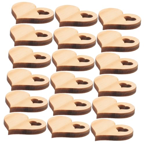 PLAFOPE 50 Stück Holzherzen Bastelplatten Blanko Holzscheiben Herzform zum Bemalen und Dekorieren DIY Holzherz Deko für Handwerk Valentinstag und Wohnaccessoires PLAFOPE 50 Stück Holzherzen Bastelplatten Blanko Holzscheiben Herzform zum Bemalen und Dekorieren DIY Holzherz Deko für Handwerk Valentinstag und Wohnaccessoires von PLAFOPE