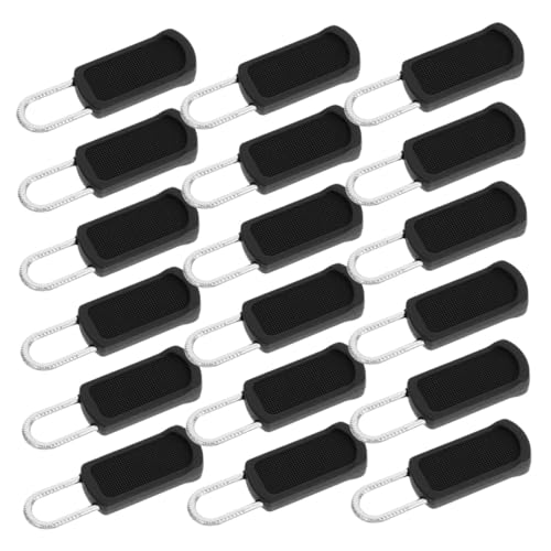 PLAFOPE 50 Stück Metall Zipper Pull Tab Ersatzset Reißverschluss Reparaturkit Abnehmbare Zipper Köpfe für Jacken Gepäck Rucksäcke Taschen Langlebig und Leicht zu Installieren von PLAFOPE