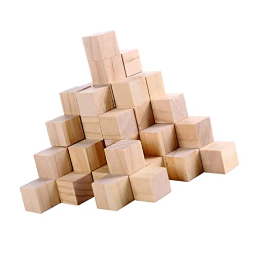 PLAFOPE 50 Stück Teiliges Blanko Holzwürfel Natürliche Quadratische Holzklötze zum Basteln und Dekorieren für DIY Holzbausteine Puzzle PLAFOPE 50 Stück Teiliges Blanko Holzwürfel Natürliche Quadratische Holzklötze zum Basteln und Dekorieren für DIY Holzbausteine Puzzle von PLAFOPE