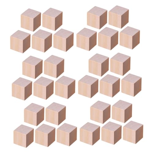 PLAFOPE 50 Stück Teiliges Naturbelassene Holzwürfel für DIY Bastelprojekte Shower Holzblöcke Vielseitig Sicher Robust für Kreative Holzarbeiten und Whittling Carving PLAFOPE 50 Stück Teiliges Naturbelassene Holzwürfel für DIY Bastelprojekte Shower Holzblöcke Vielseitig Sicher Robust für Kreative Holzarbeiten und Whittling Carving von PLAFOPE