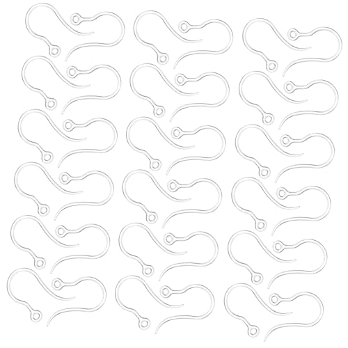 PLAFOPE 50 Stück Transparente Resin Ohrringhaken Hypoallergen DIY Schmuckzubehör für Ohrstecker Basteln Ohrringe Selber Machen Große Umweltfreundliche Ohrhaken ohne Grate PLAFOPE 50 Stück Transparente Resin Ohrringhaken Hypoallergen DIY Schmuckzubehör für Ohrstecker Basteln Ohrringe Selber Machen Große Umweltfreundliche Ohrhaken ohne Grate von PLAFOPE