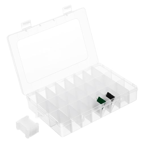 PLAFOPE 50 Stück Transparentes Kunststoff-nähwerkzeug-set mit Fächern und Spulenplatten Praktischer Aufbewahrungskasten für Stickgarn für Kreuzstich Handarbeit und Nähmaschinenzubehör PLAFOPE 50 Stück Transparentes Kunststoff-nähwerkzeug-set mit Fächern und Spulenplatten Praktischer Aufbewahrungskasten für Stickgarn für Kreuzstich Handarbeit und Nähmaschinenzubehör von PLAFOPE