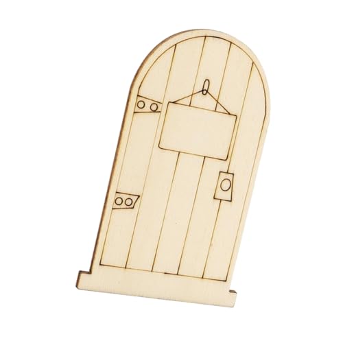 PLAFOPE 50 Stück Unbehandelte Holzstücke Fairy Doors Lasergravierte Holzplaketten für DIY Bastelprojekte Kinderfreundliche Türornamente Natürliche Holzdeko zum Bemalen und Gestalten PLAFOPE 50 Stück Unbehandelte Holzstücke Fairy Doors Lasergravierte Holzplaketten für DIY Bastelprojekte Kinderfreundliche Türornamente Natürliche Holzdeko zum Bemalen und Gestalten von PLAFOPE