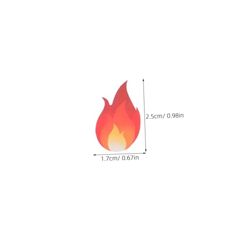 PLAFOPE 500 Stück Mini Flammen Aufkleber Kleine Flammen Sticker Selbstklebend Für DIY Scrapbooking Gewürzgläser Laptop Dekoration PLAFOPE 500 Stück Mini Flammen Aufkleber Kleine Flammen Sticker Selbstklebend Für DIY Scrapbooking Gewürzgläser Laptop Dekoration von PLAFOPE