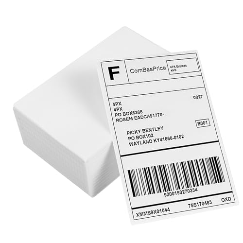 PLAFOPE 500 Stück Versandetiketten Stark Haftend mit Perforation für Thermodrucker Reißfest Klare Druckqualität Vielseitig Einsetzbar für Pakete und Versandlabels PLAFOPE 500 Stück Versandetiketten Stark Haftend mit Perforation für Thermodrucker Reißfest Klare Druckqualität Vielseitig Einsetzbar für Pakete und Versandlabels von PLAFOPE