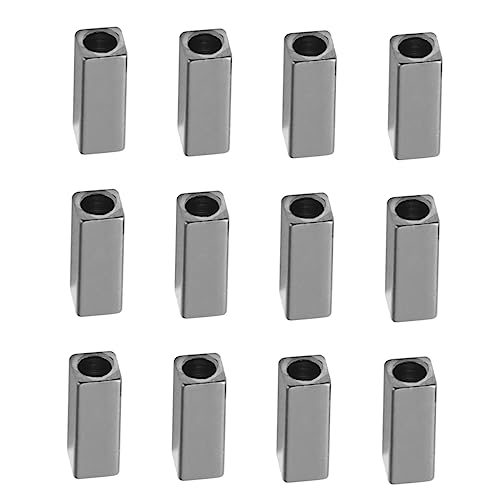 PLAFOPE 50Stücke Rechteckige Hohe Kupferperlen für DIY Schmuckherstellung Schwarz Lochdurchmesser für Ohrringe und Armbänder PLAFOPE 50Stücke Rechteckige Hohe Kupferperlen für DIY Schmuckherstellung Schwarz Lochdurchmesser für Ohrringe und Armbänder von PLAFOPE