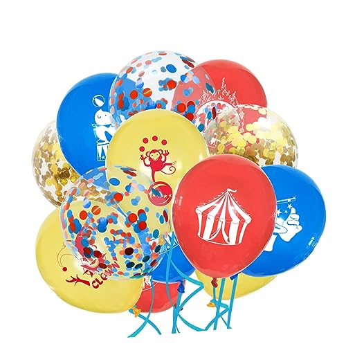 PLAFOPE 52 Stück 12 Pailletten-coffetti-ballons Rote Dekorationen Weihnachten Latexballons Für Partydekoration Kinder Dekor Luftballons Zum Thema Urlaub Zeltverzierung Einstellen von PLAFOPE