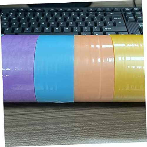 PLAFOPE 6 Rollen Bunte Klebebänder mit Klebrigen Ball tapes Praktische Dekompressionsspielzeuge aus Sicherem Material Glatte Oberfläche für Erwachsene Geschenk zur Entspannung und Spaß von PLAFOPE