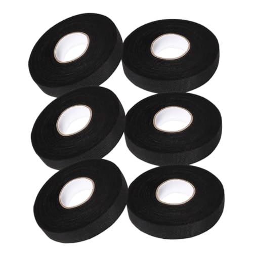 PLAFOPE 6 Rollen Hochtemperaturbeständige Kabelbaum Klebebänder Pack Selbstklebendes Gewebeband für Elektrische Anwendungen Geräuschreduzierend und Flexibel für Autos PLAFOPE 6 Rollen Hochtemperaturbeständige Kabelbaum Klebebänder Pack Selbstklebendes Gewebeband für Elektrische Anwendungen Geräuschreduzierend und Flexibel für Autos von PLAFOPE