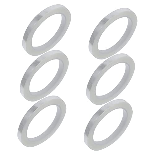 PLAFOPE 6 Rollen Transparentes Wasserdichtes Blumen-klebeband Selbstklebend für Floristik Stiel-wickelband Vielseitig für Blumensträuße Diy-basteln und Geschenkverpackung von PLAFOPE